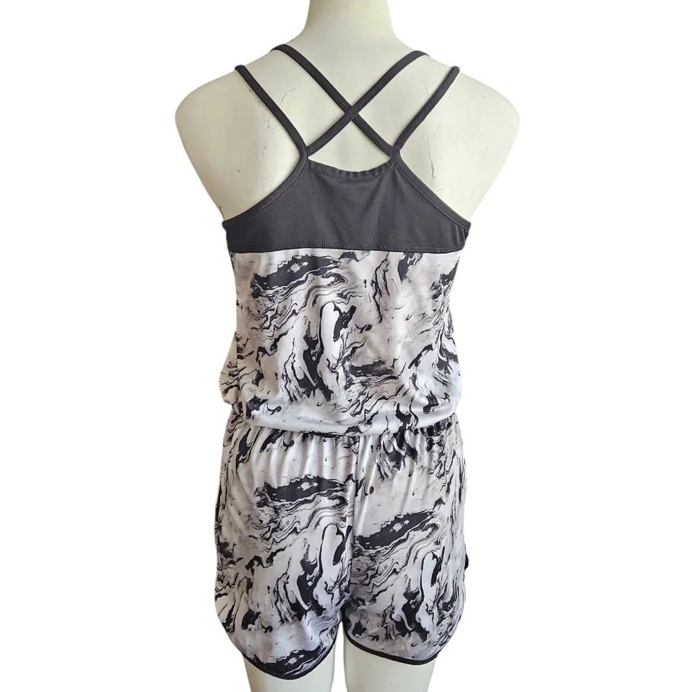 Athletic Works Girls Black White‎ Romper Size 14/16 Pickeball Tennis